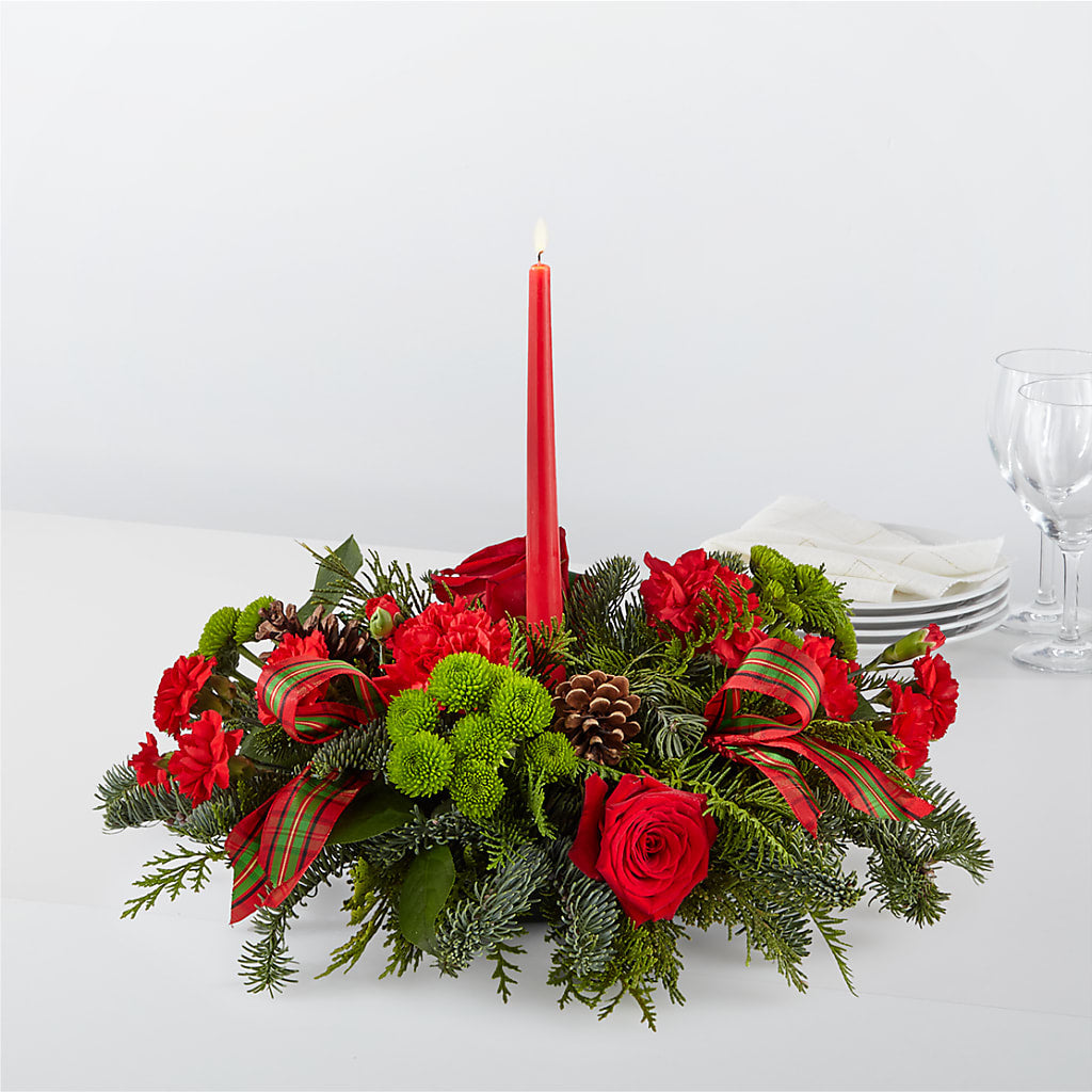 By the Candlelight Centerpiece – Rhea Flower Shop, Toronto ON