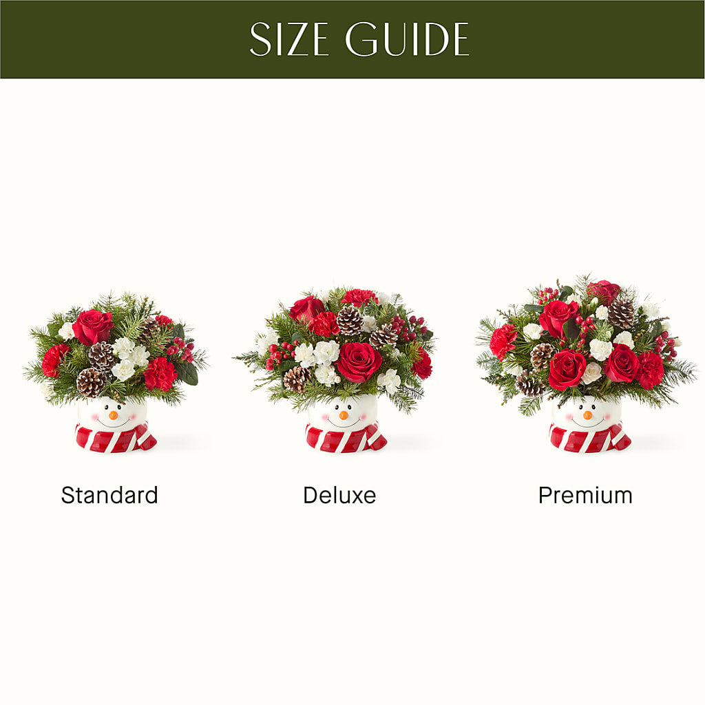 Jolly Snowman Bouquet – Rhea Flower Shop, Toronto ON