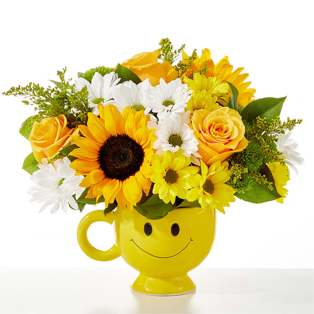 Be Happy Bouquet – Rhea Flower Shop, Toronto ON