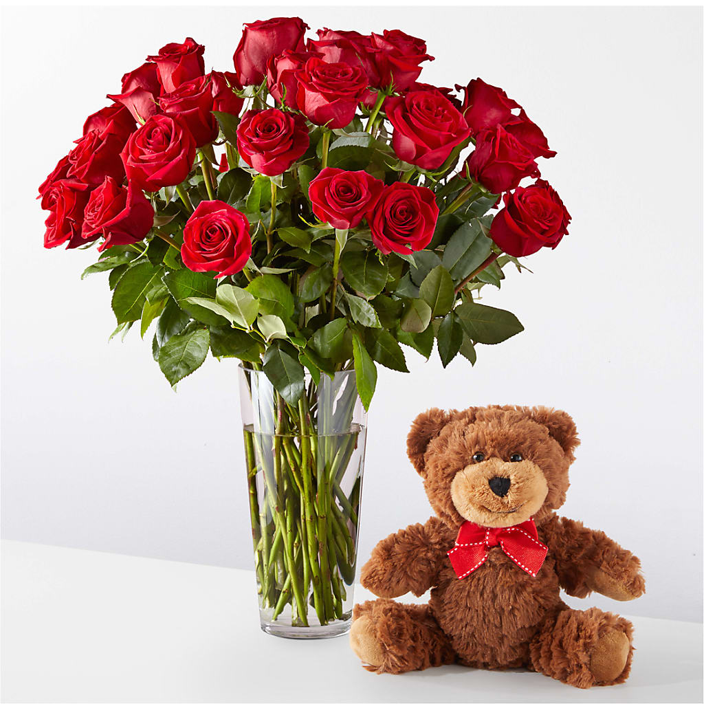 Romantic Long Stem Red Rose Bouquet Bundles – Rhea Flower Shop, Toronto ON
