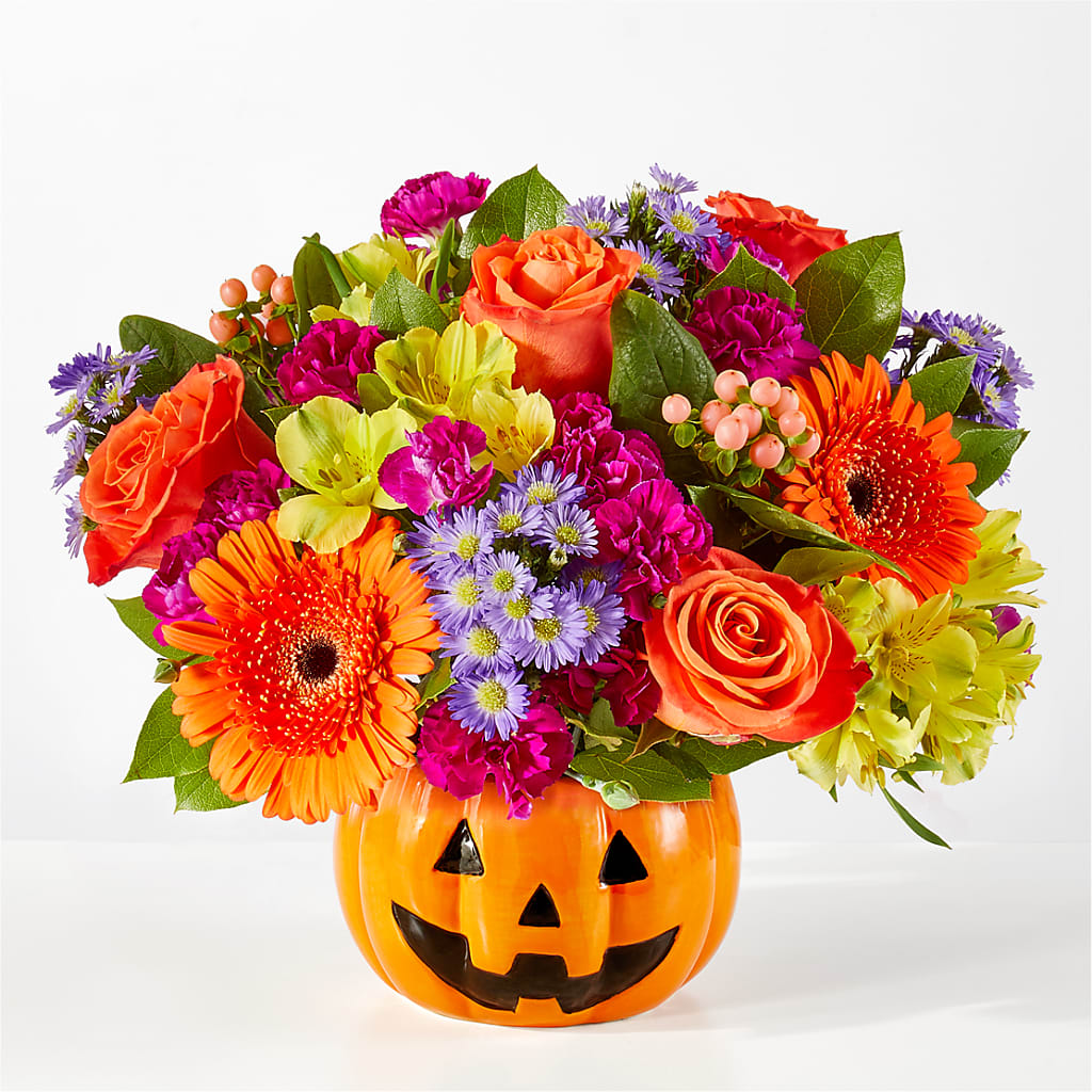Tricks & Treats Pumpkin – Rhea Flower Shop, Toronto ON