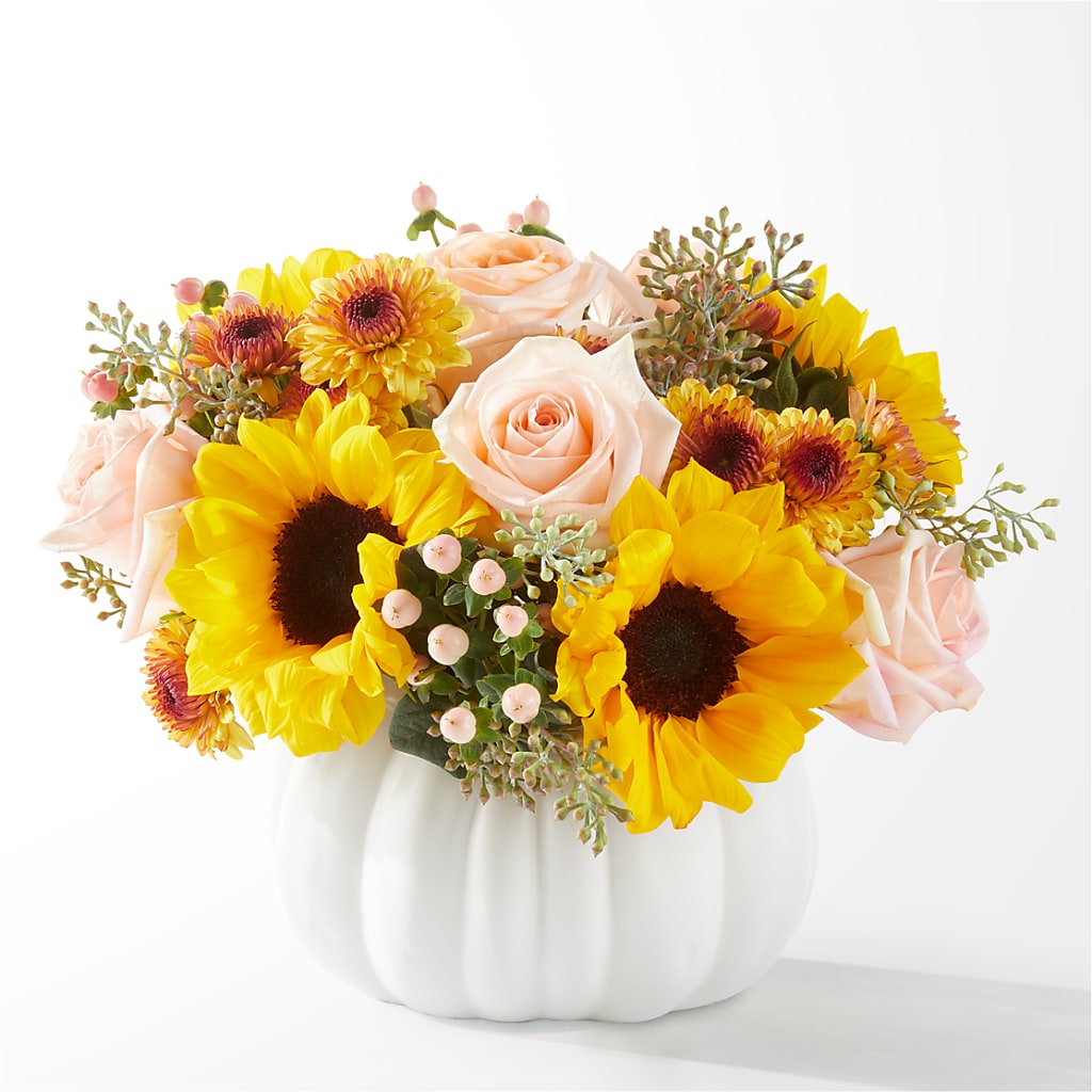 Pumpkin to Talk About Bouquet – Rhea Flower Shop, Toronto ON