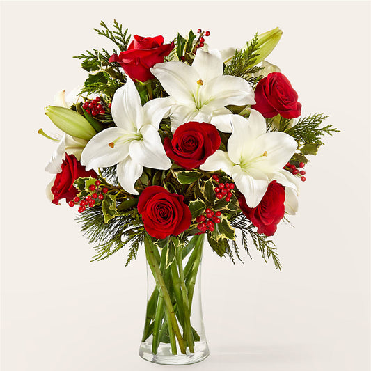 Bouquet de flocons de neige scintillants