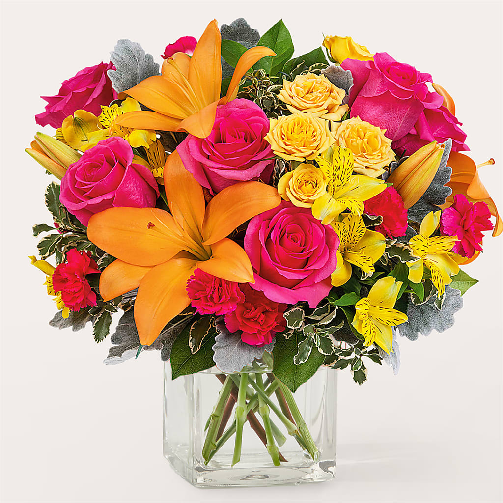 To the Tropics Bouquet – Rhea Flower Shop, Toronto ON