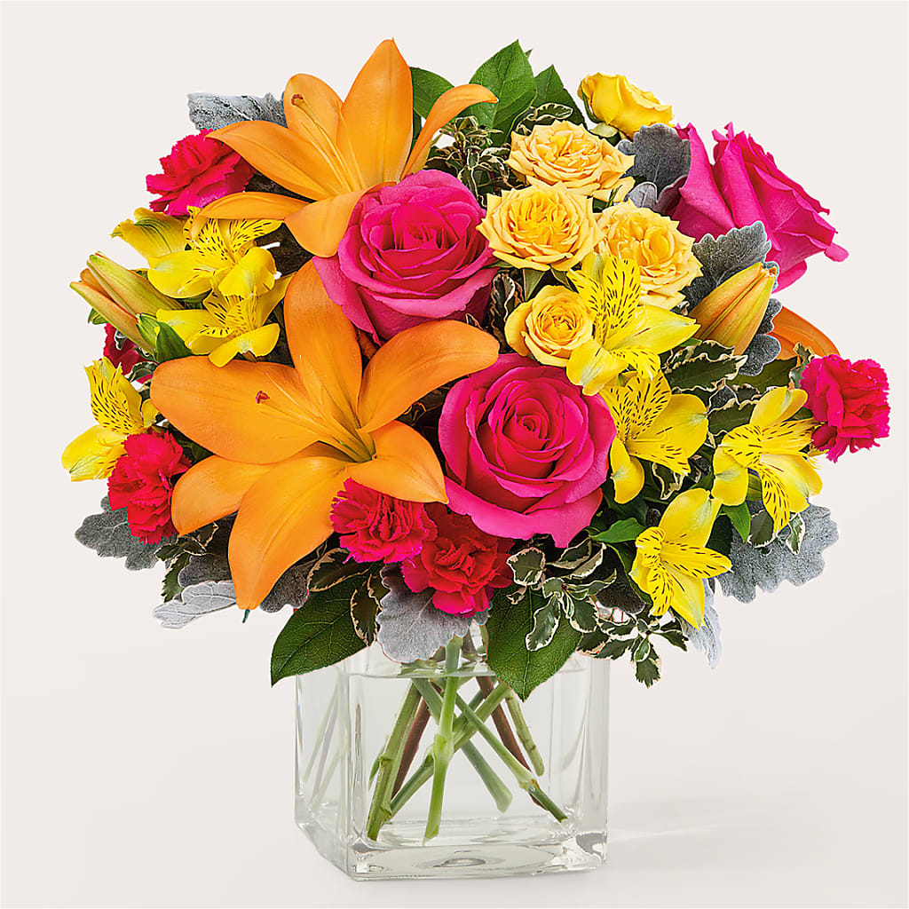 To the Tropics Bouquet – Rhea Flower Shop, Toronto ON