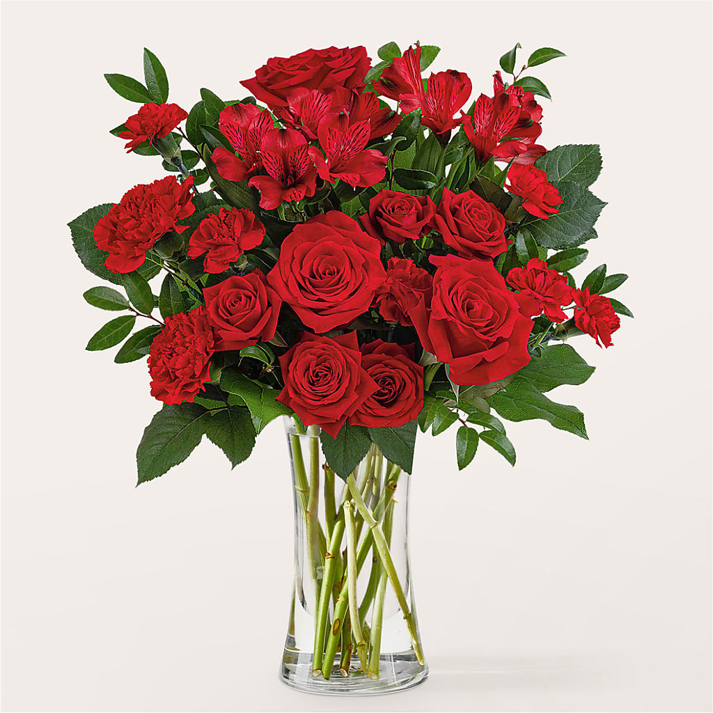 Brilliant Ruby Bouquet – Rhea Flower Shop, Toronto ON
