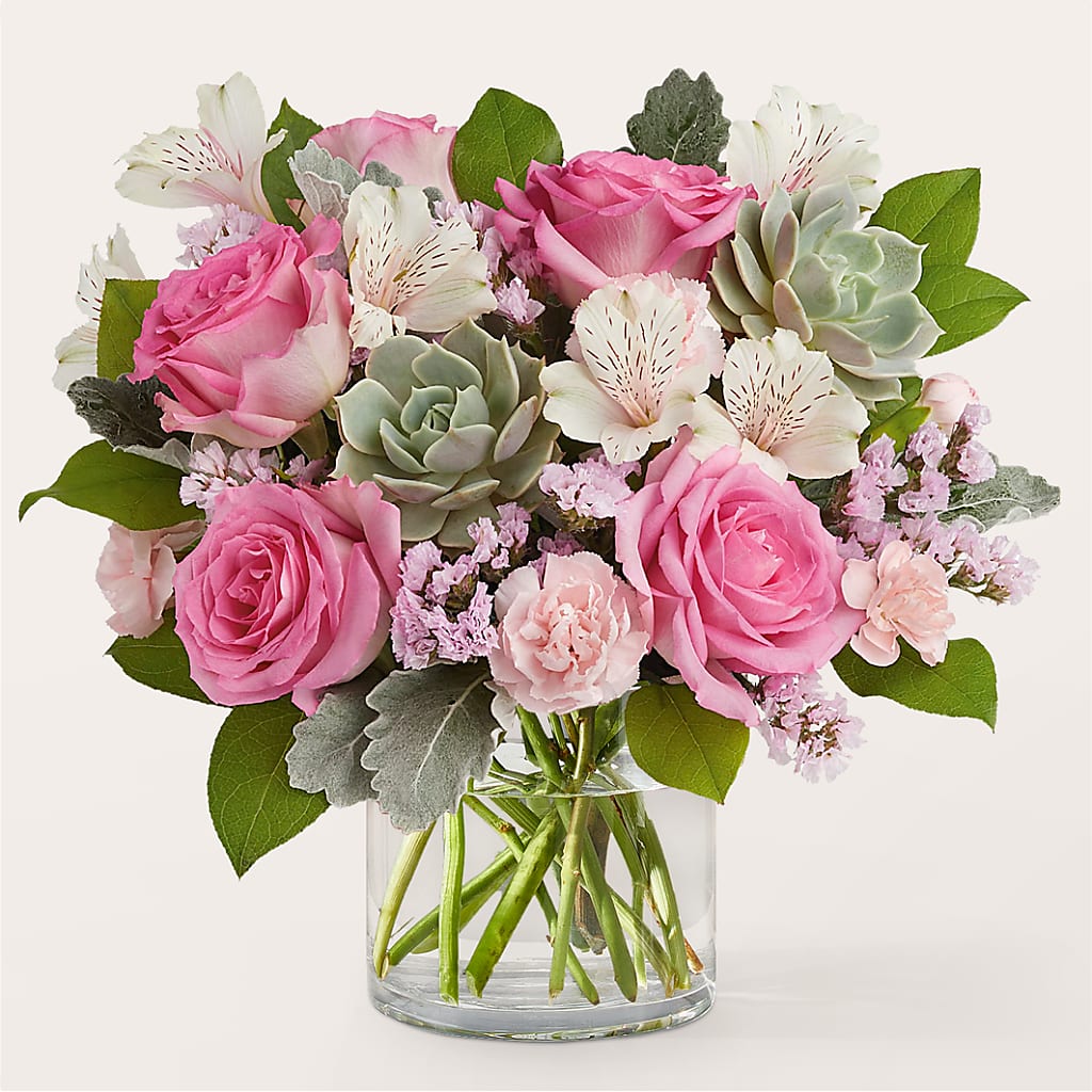 Dusty Rose Bouquet – Rhea Flower Shop, Toronto ON