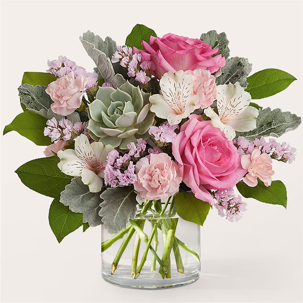 Dusty Rose Bouquet – Rhea Flower Shop, Toronto ON