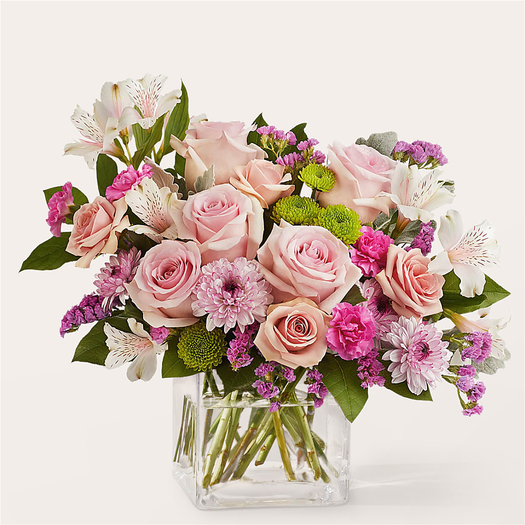 Pink Suede Bouquet – Rhea Flower Shop, Toronto ON
