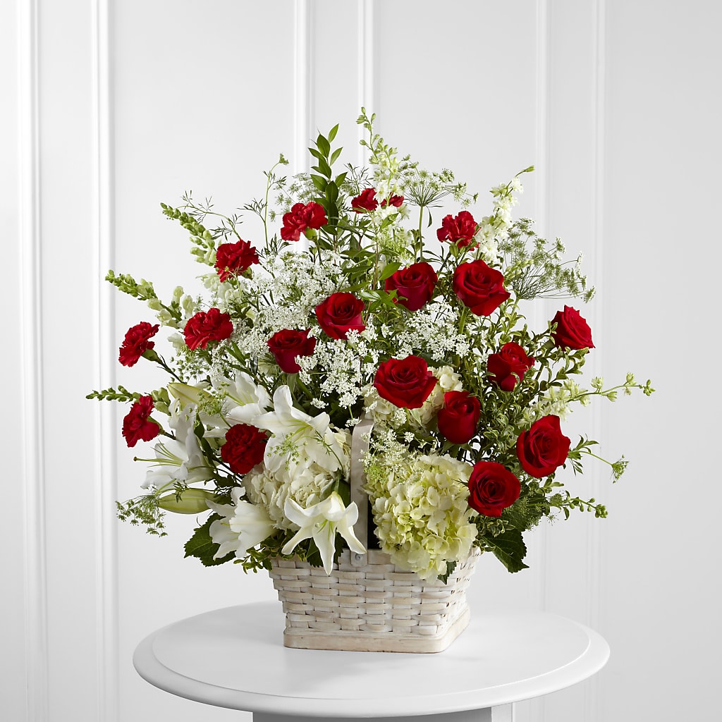In Loving Memory Arrangement – Rhea Flower Shop, Toronto ON
