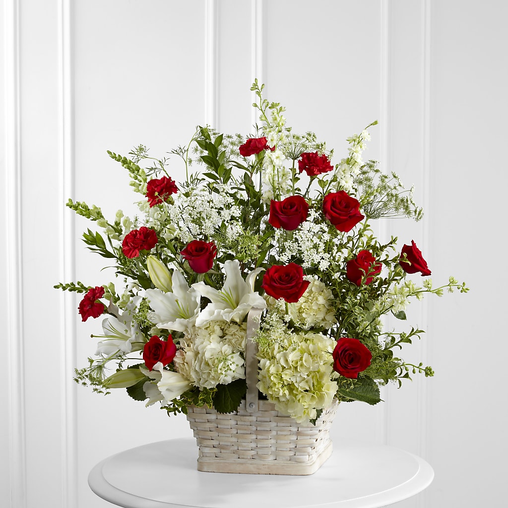 In Loving Memory Arrangement – Rhea Flower Shop, Toronto ON