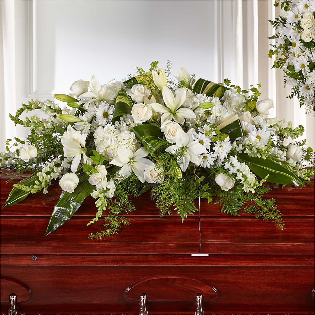 Abundance Casket Spray – Rhea Flower Shop, Toronto ON