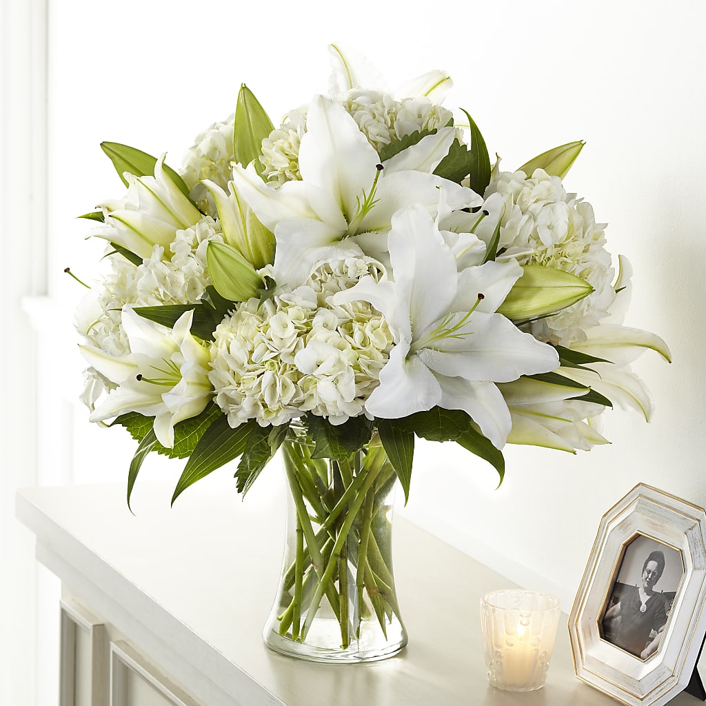 Compassionate Lily Bouquet – Rhea Flower Shop, Toronto ON