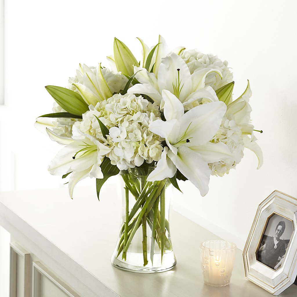 Compassionate Lily Bouquet – Rhea Flower Shop, Toronto ON
