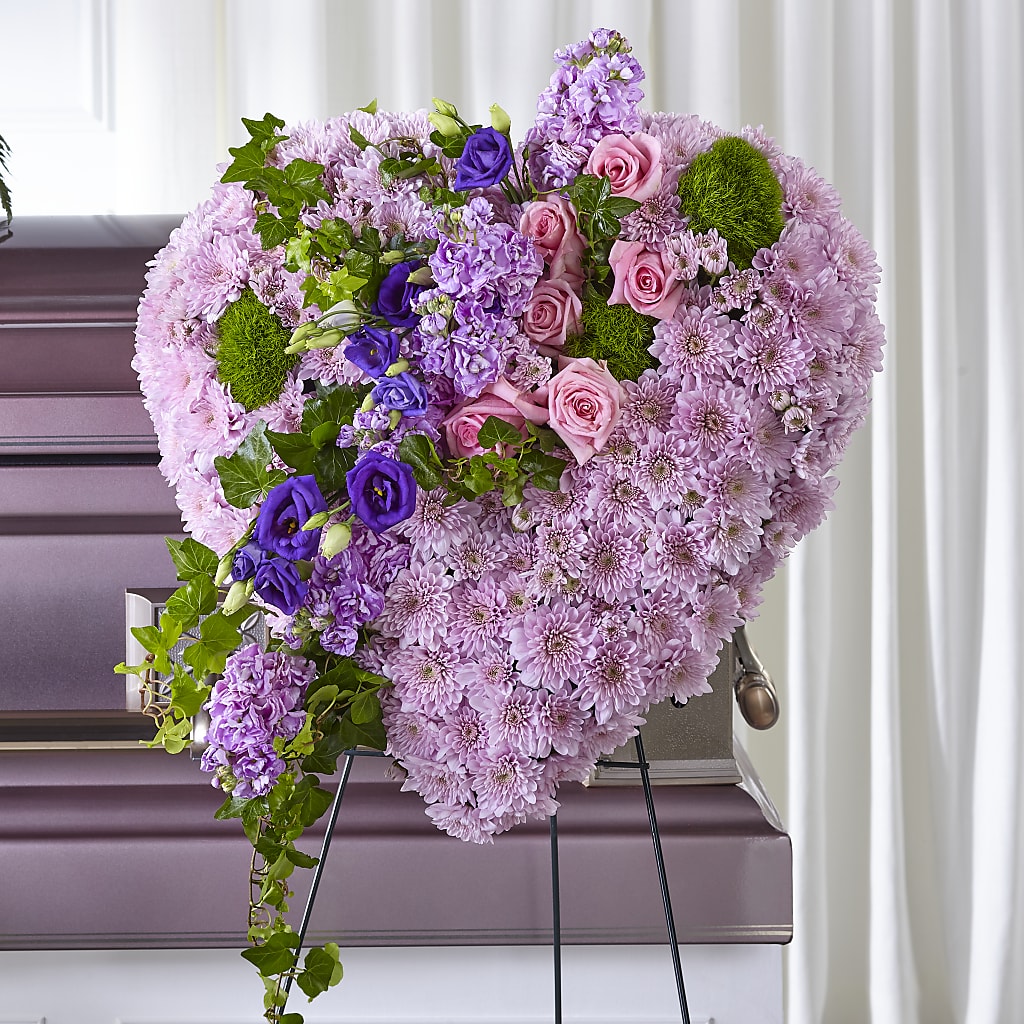 Treasured Love Standing Heart – Rhea Flower Shop, Toronto ON