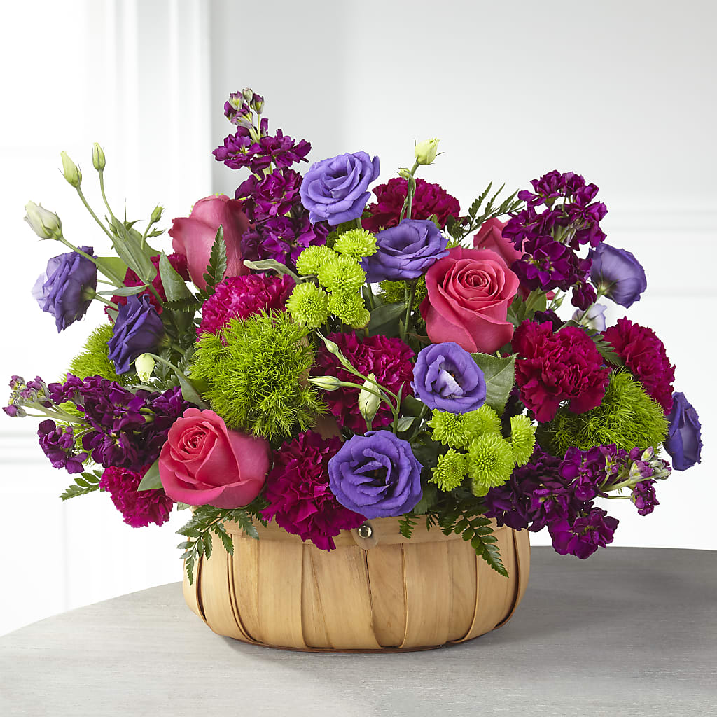 Serene Sanctuary Basket – Rhea Flower Shop, Toronto ON