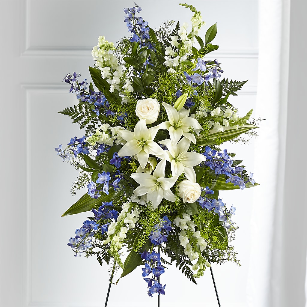 Faithful Friend Standing Spray – Rhea Flower Shop, Toronto ON