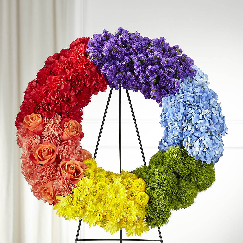Circle of Love Wreath – Rhea Flower Shop, Toronto ON