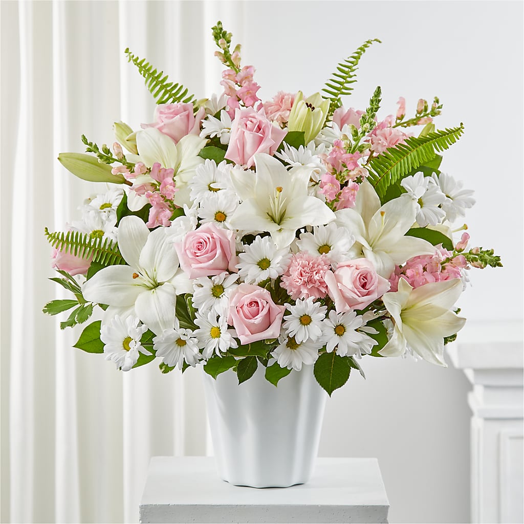 Soft Touch Tabletop Basket – Rhea Flower Shop, Toronto ON