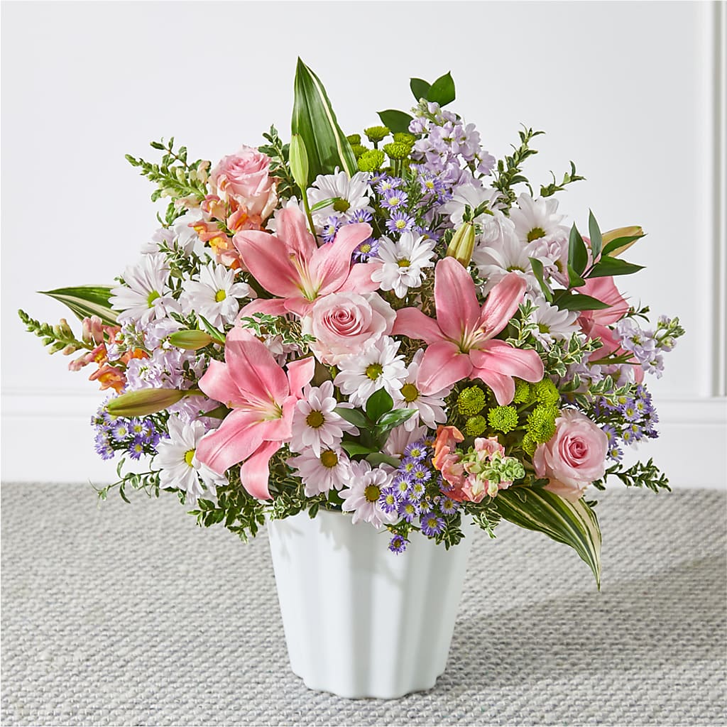 Abundant Compassion Floor Basket – Rhea Flower Shop, Toronto ON