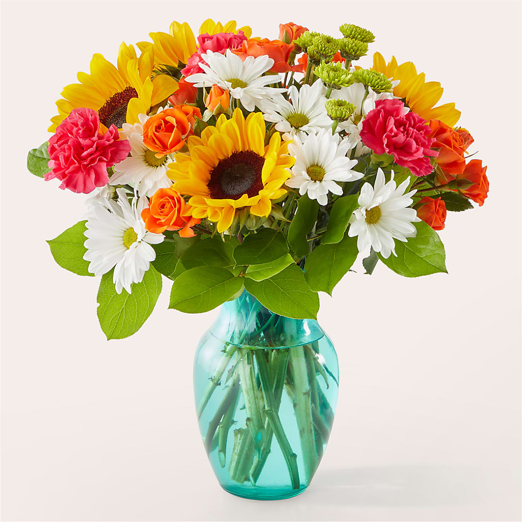 Sun-drenched Blooms Bouquet – Rhea Flower Shop, Toronto ON
