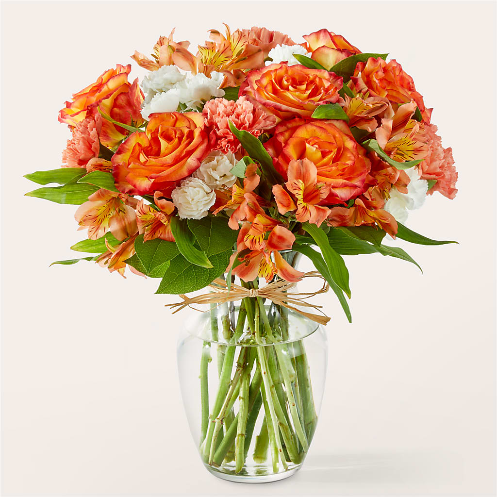 Apricot Glow Bouquet – Rhea Flower Shop, Toronto ON
