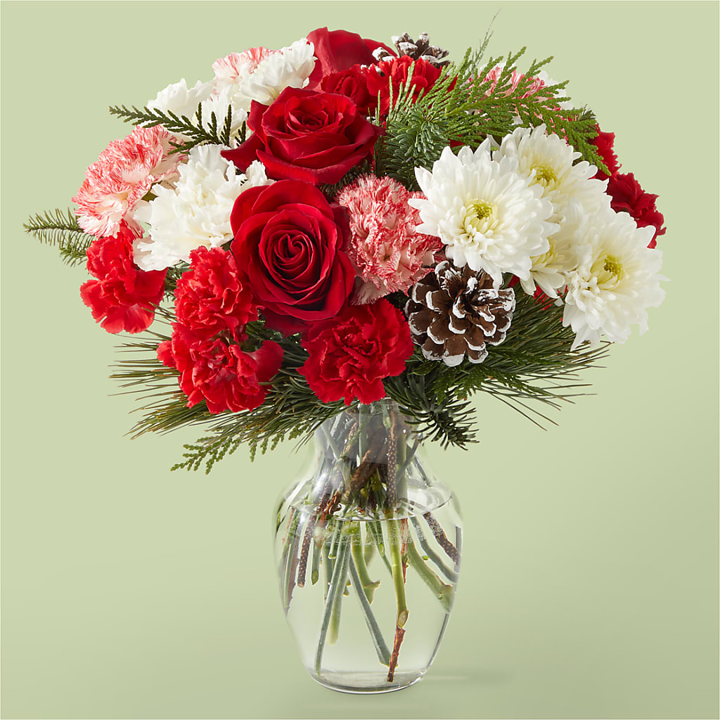 Candy Cane Lane Bouquet – Rhea Flower Shop, Toronto ON