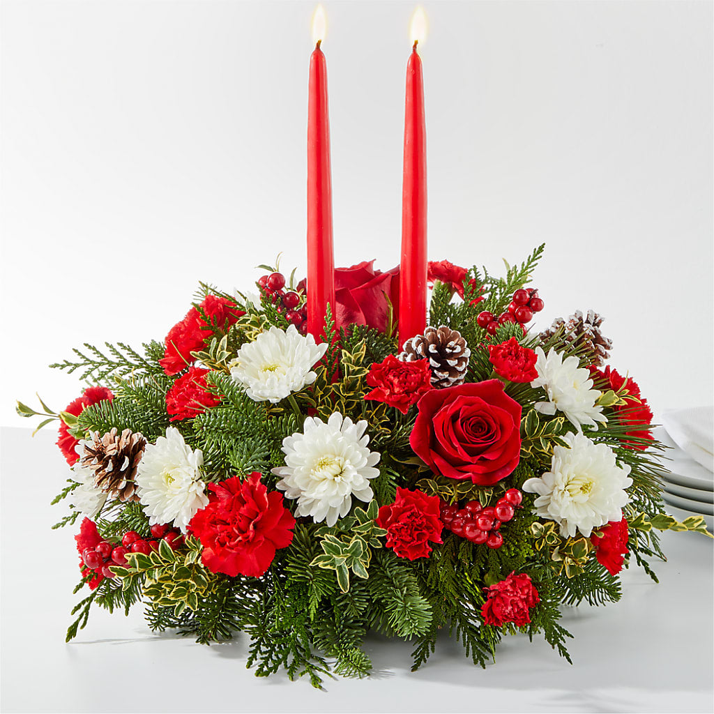 Holiday Soiree Centerpiece – Rhea Flower Shop, Toronto ON
