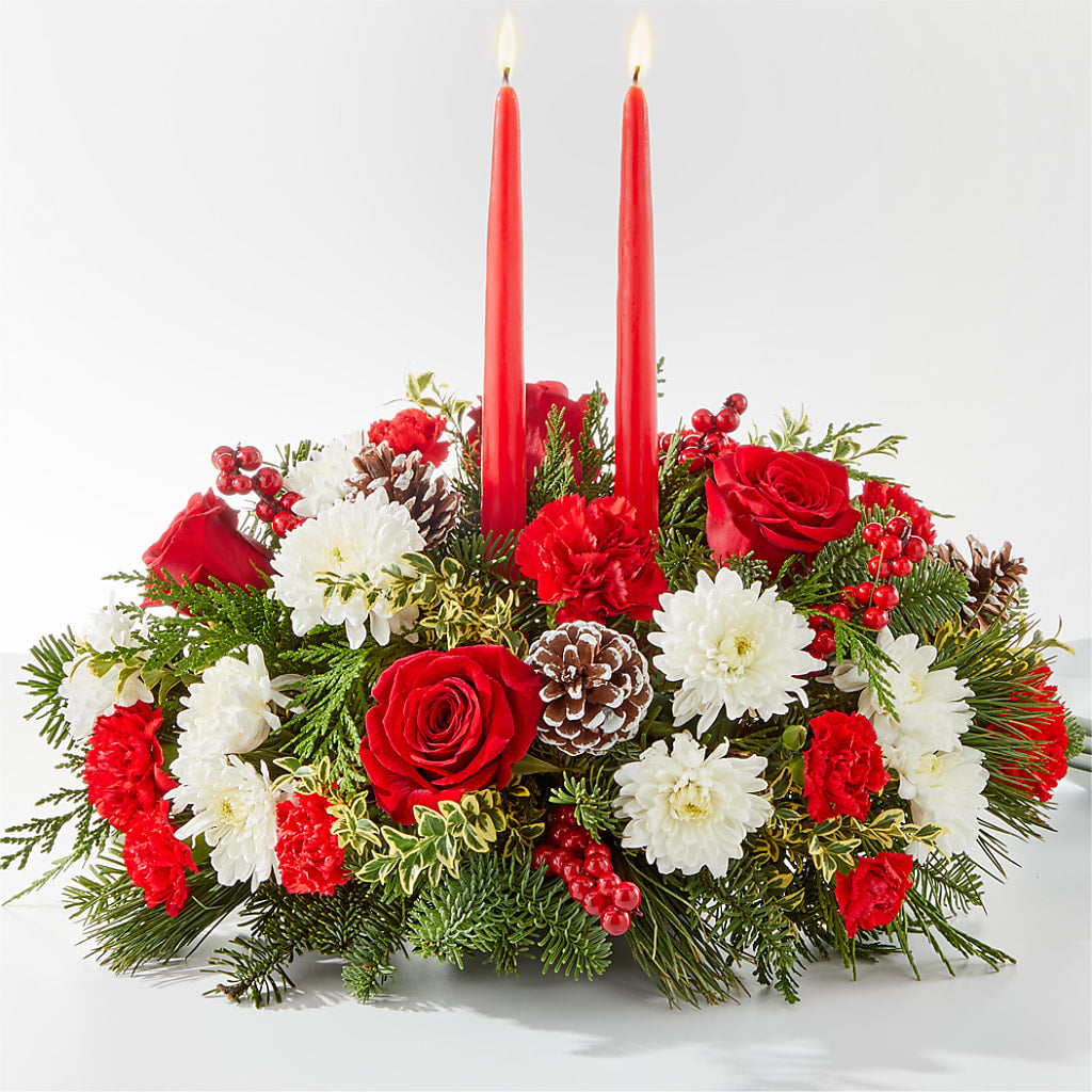 Holiday Soiree Centerpiece – Rhea Flower Shop, Toronto ON