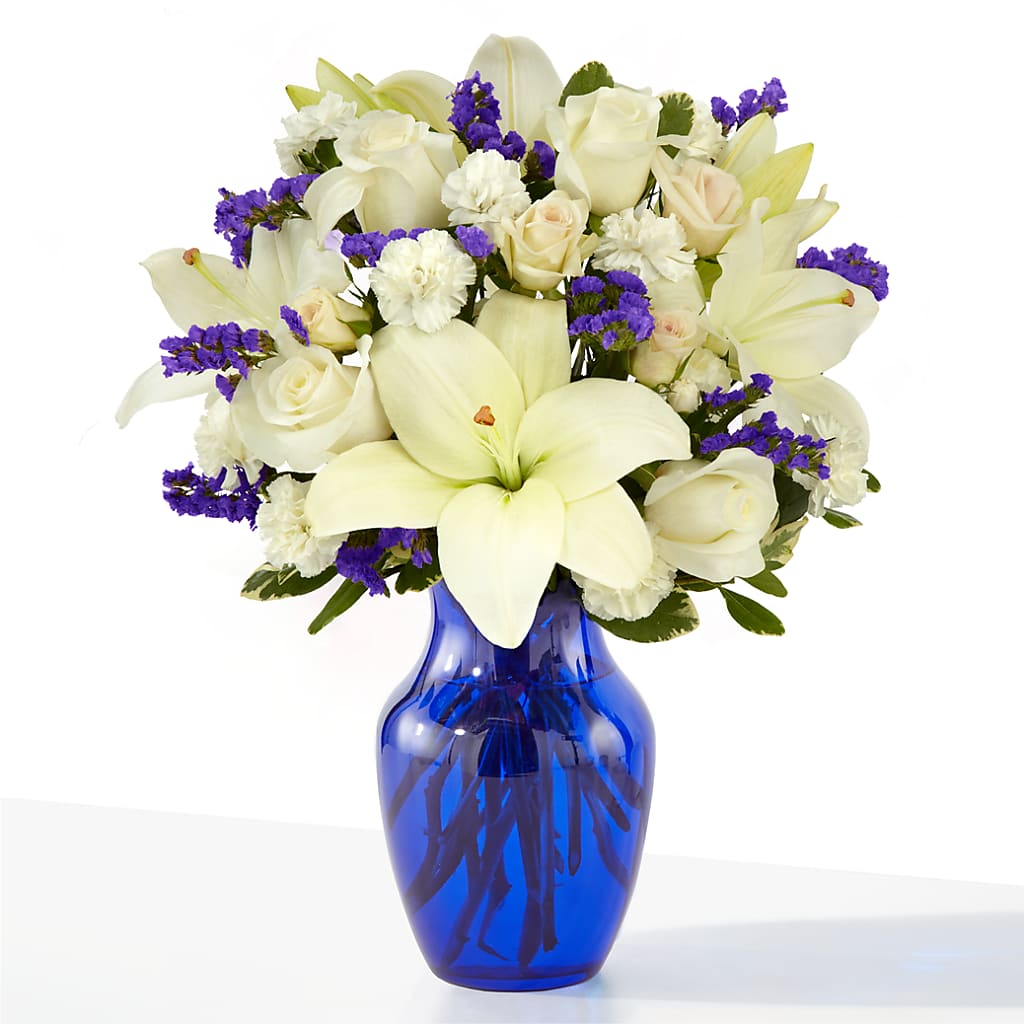 Sapphire Rush Bouquet – Rhea Flower Shop, Toronto ON
