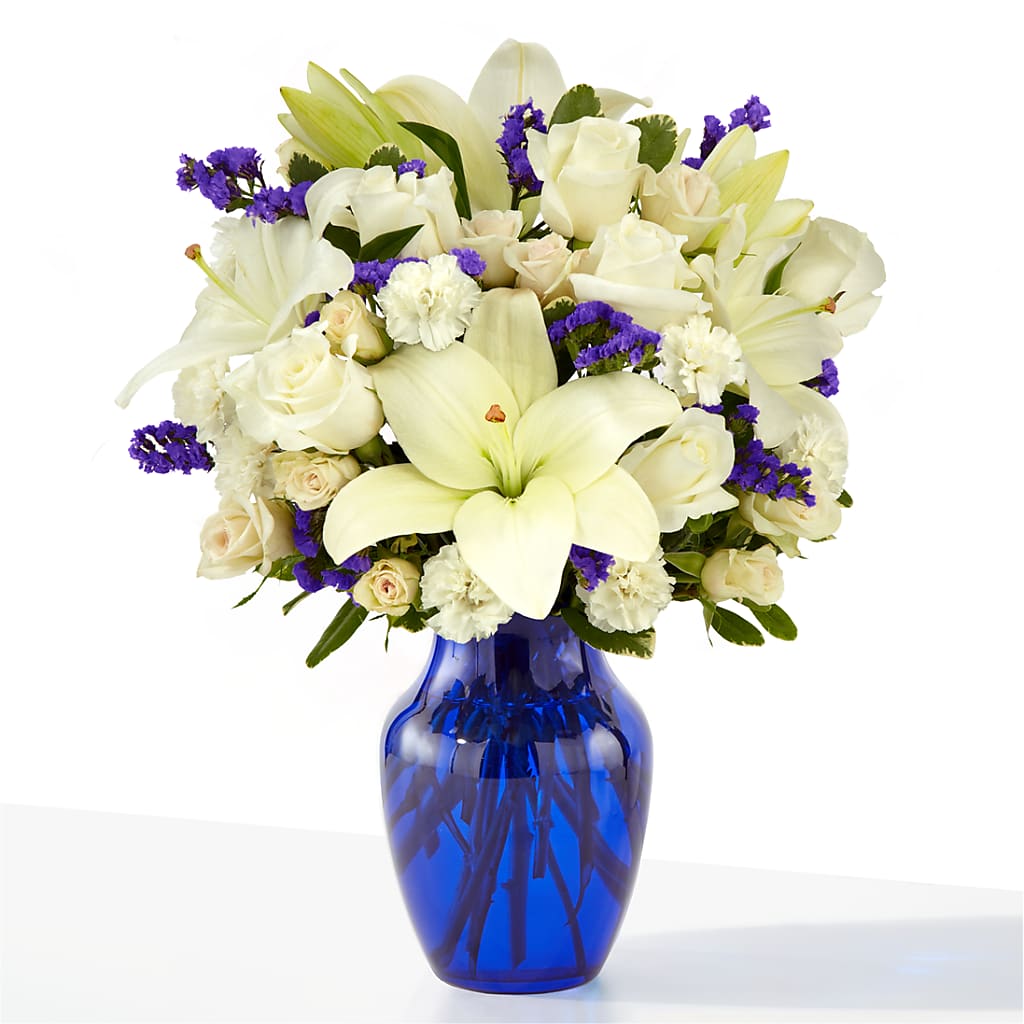 Sapphire Rush Bouquet – Rhea Flower Shop, Toronto ON