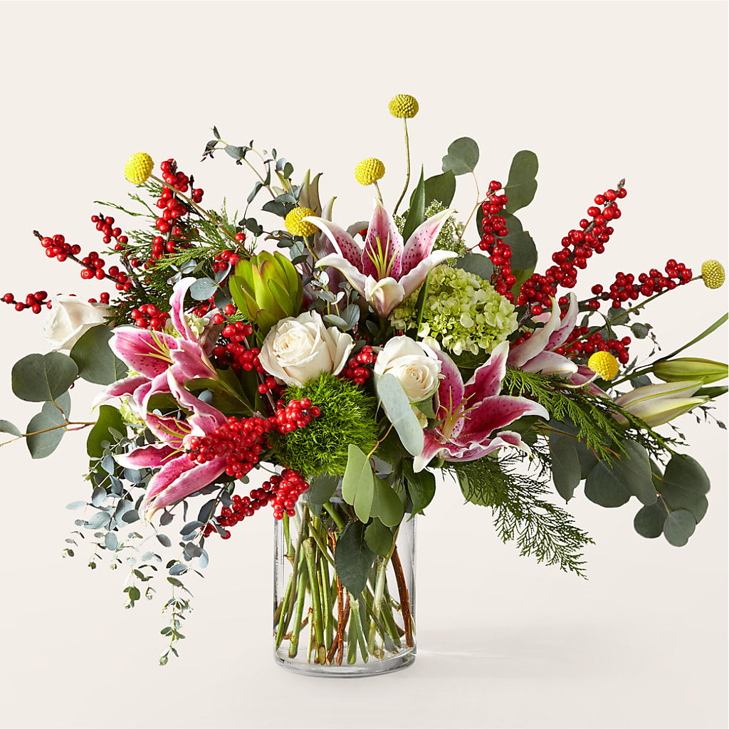 Berry & Bright Bouquet – Rhea Flower Shop, Toronto ON