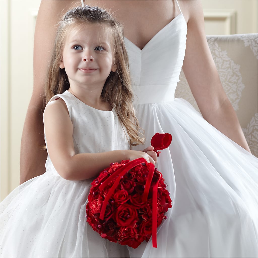 Pure at Heart Flower Girl Arrangement – Rhea Flower Shop, Toronto ON