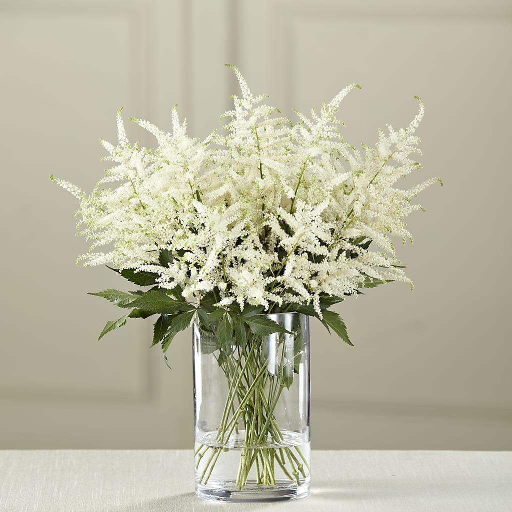 White Astilbe Bouquet – Rhea Flower Shop, Toronto ON