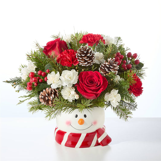Jolly Snowman Bouquet –  Rhea Flower Shop, Toronto ON
