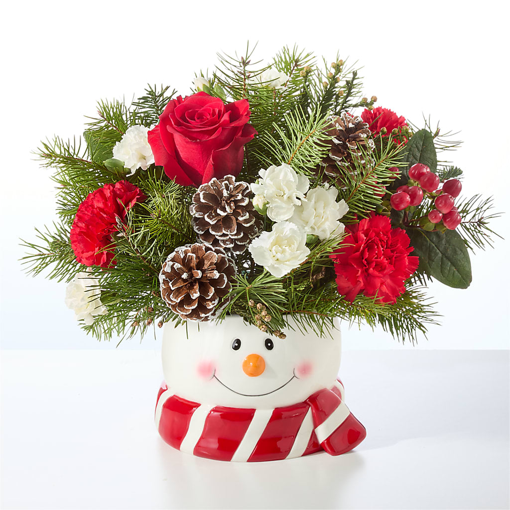 Jolly Snowman Bouquet –  Rhea Flower Shop, Toronto ON