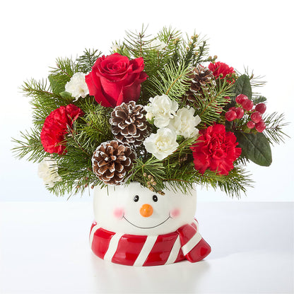 Jolly Snowman Bouquet –  Rhea Flower Shop, Toronto ON