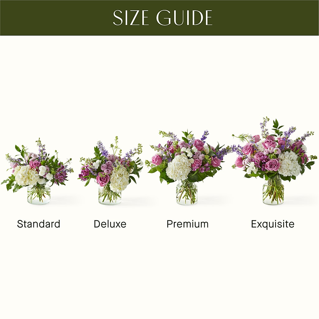 Violet Caress Bouquet –  Rhea Flower Shop, Toronto ON