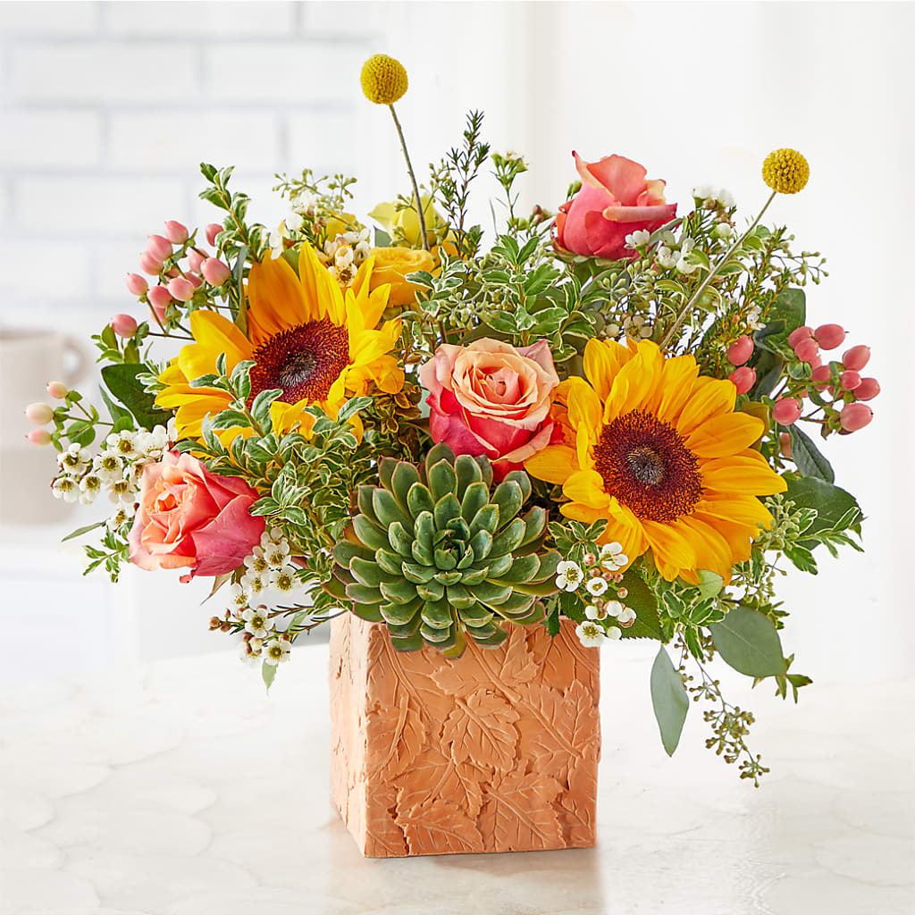 Sunflower Season Bouquet –  Rhea Flower Shop, Toronto ON
