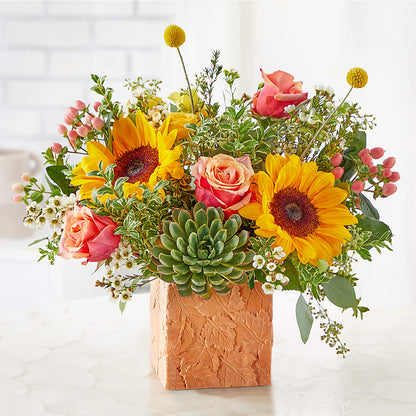 Sunflower Season Bouquet –  Rhea Flower Shop, Toronto ON