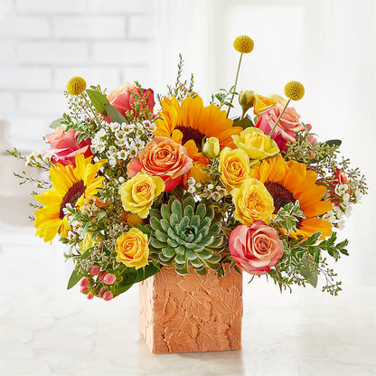 Sunflower Season Bouquet –  Rhea Flower Shop, Toronto ON