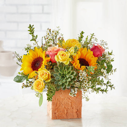 Sunflower Season Bouquet –  Rhea Flower Shop, Toronto ON