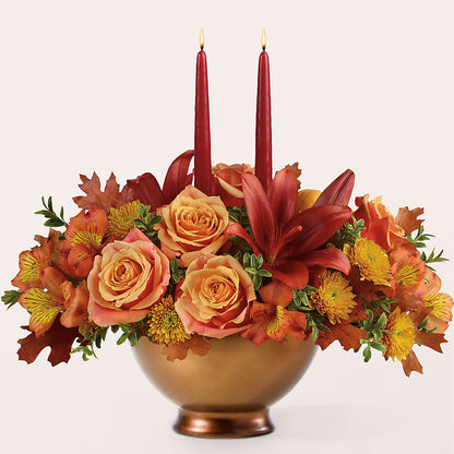 Harvest Table Centerpiece –  Rhea Flower Shop, Toronto ON