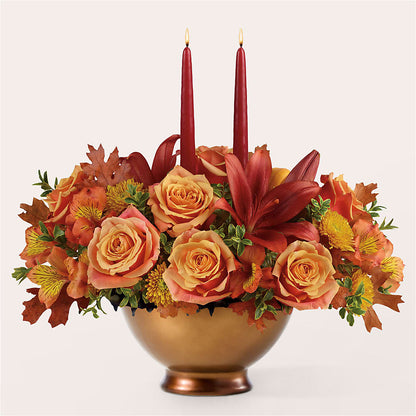 Harvest Table Centerpiece –  Rhea Flower Shop, Toronto ON
