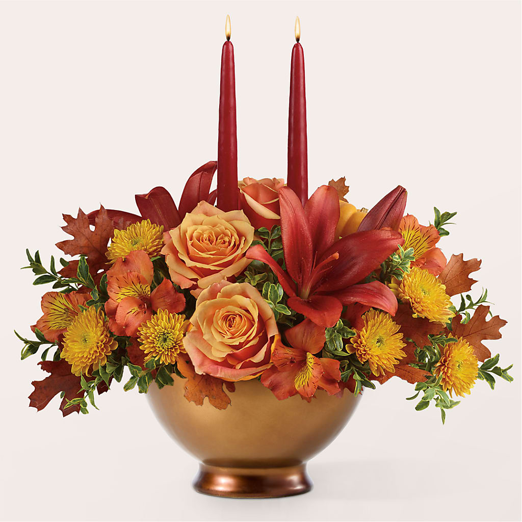 Harvest Table Centerpiece –  Rhea Flower Shop, Toronto ON
