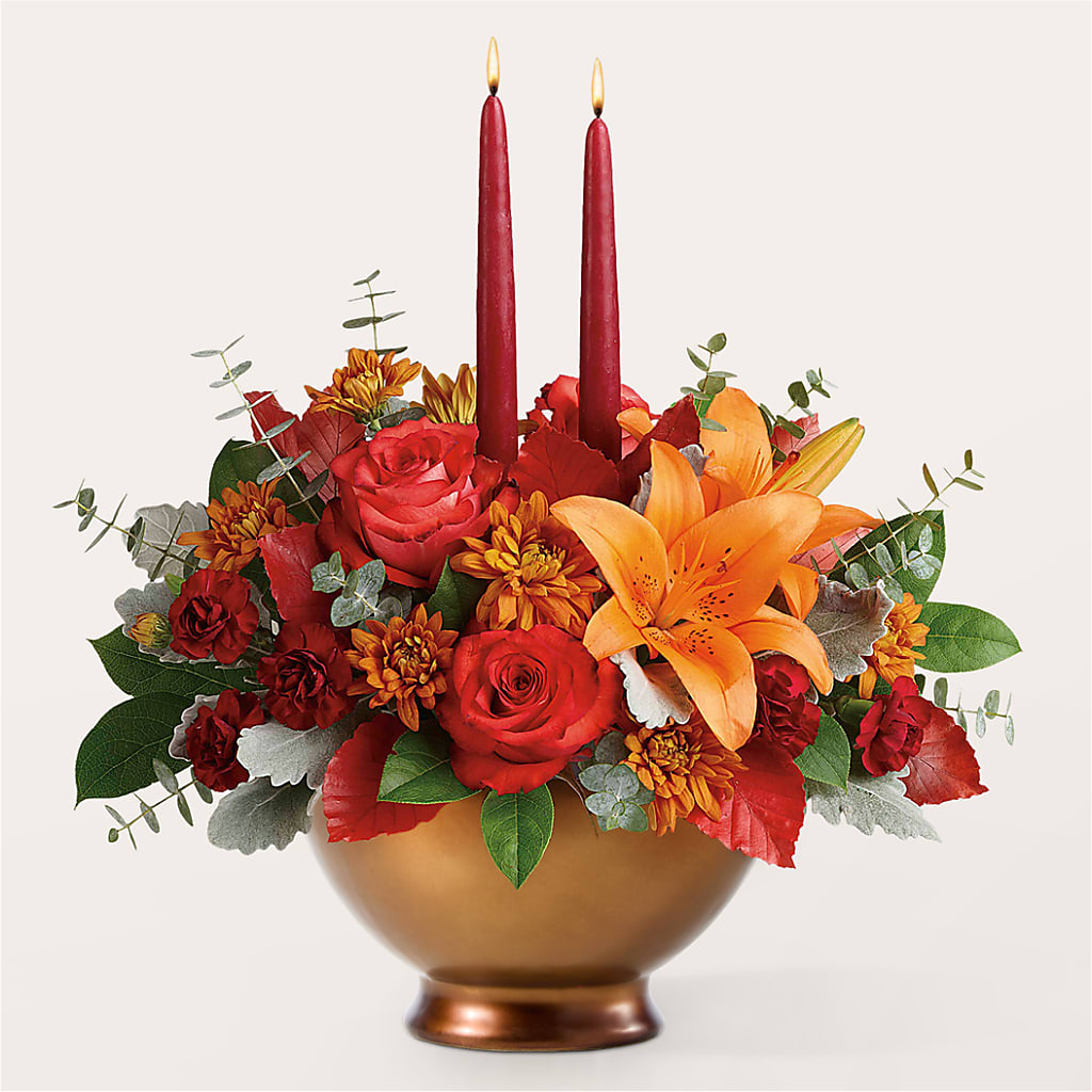 Fruits of Fall Centerpiece –  Rhea Flower Shop, Toronto ON
