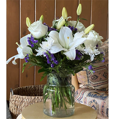 Beyond Blue Bouquet –  Rhea Flower Shop, Toronto ON
