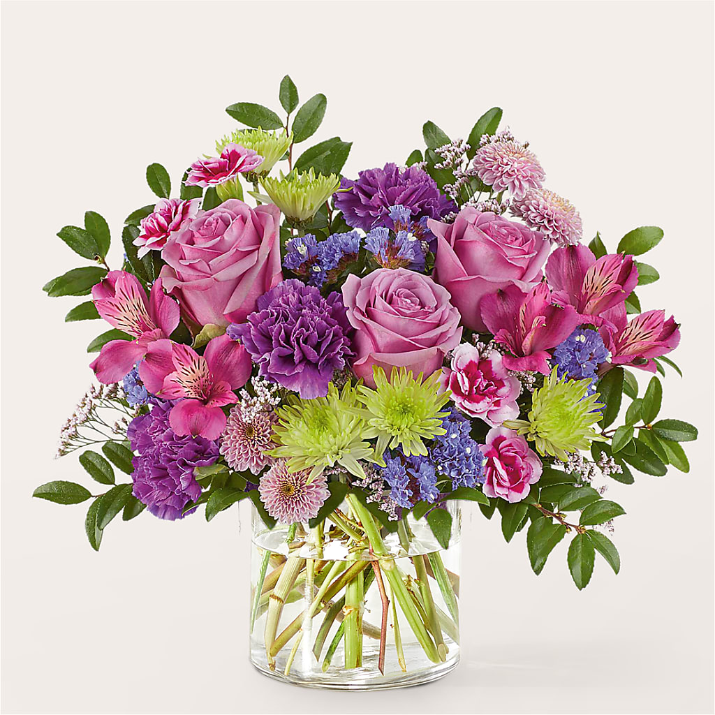 Glass Half Full Bouquet –  Rhea Flower Shop, Toronto ON