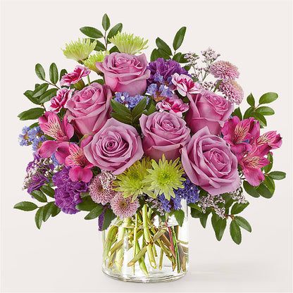 Glass Half Full Bouquet –  Rhea Flower Shop, Toronto ON
