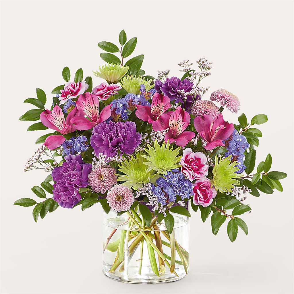 Glass Half Full Bouquet –  Rhea Flower Shop, Toronto ON